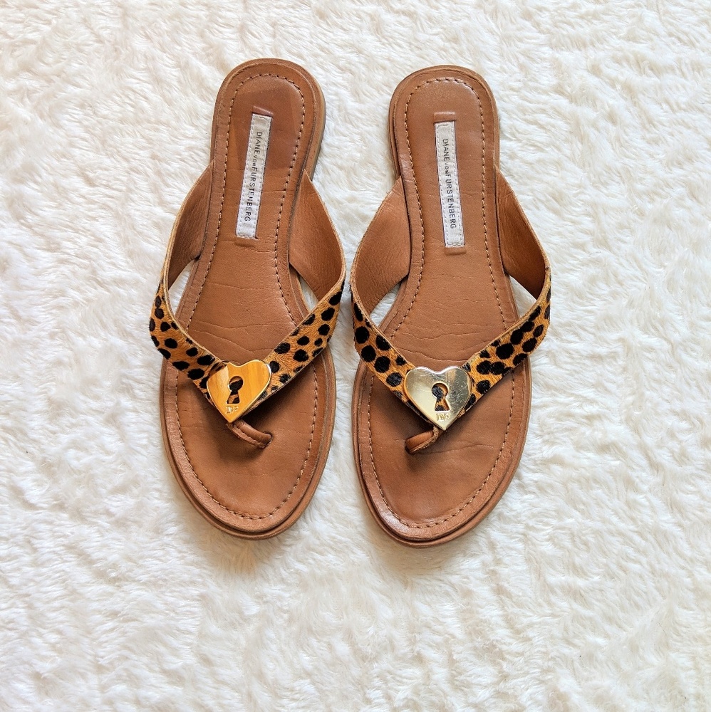 DVF Kyra Heartlock Sandals
